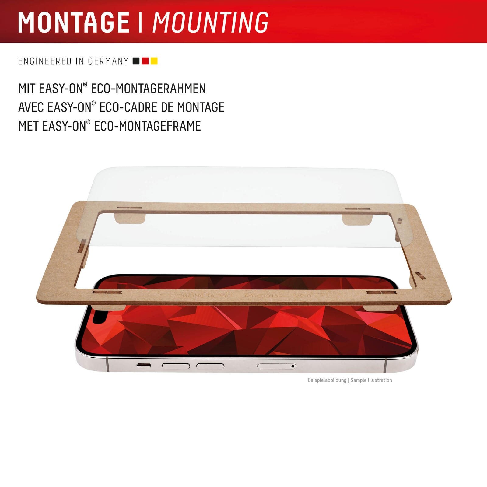 DISPLEX Panzerglas 2D/ Clear 10H für Apple iPhone 16 Pro