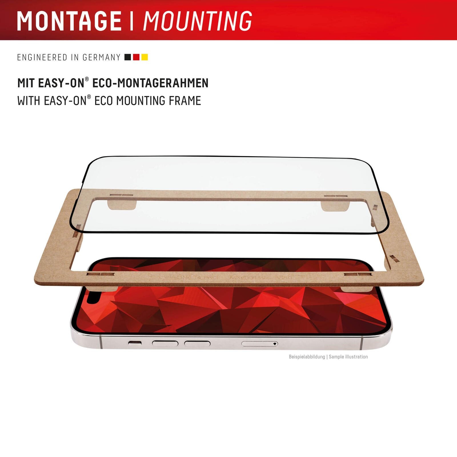 DISPLEX Premium Panzerglas (Full Cover, 10H) für Apple iPhone 16 Plus