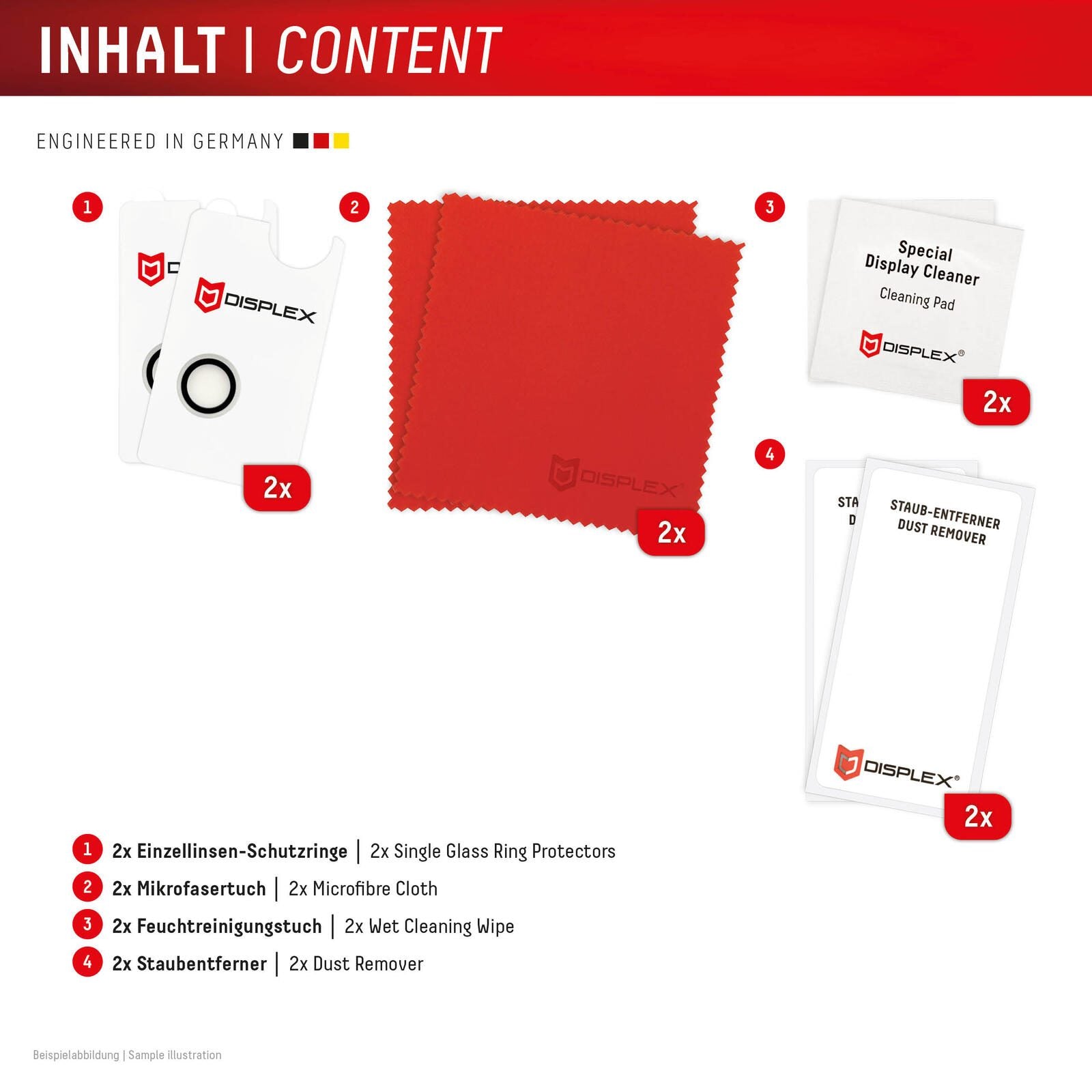 DISPLEX Premium Camera Lens Glass, iPhone 16e 2 Stück