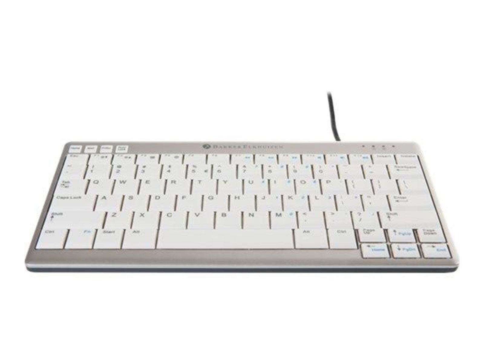 Bakker Elkhuizen UltraBoard 950 Wireless - keyboard - German - Tastaturen - Deutsch - Silber
