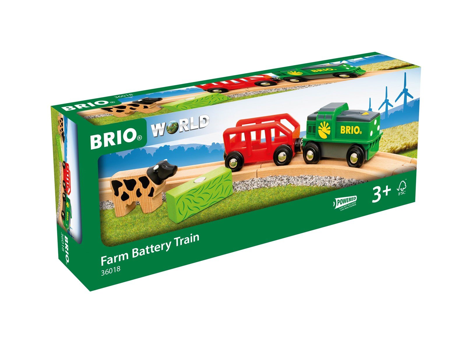Brio Farm Battery Train