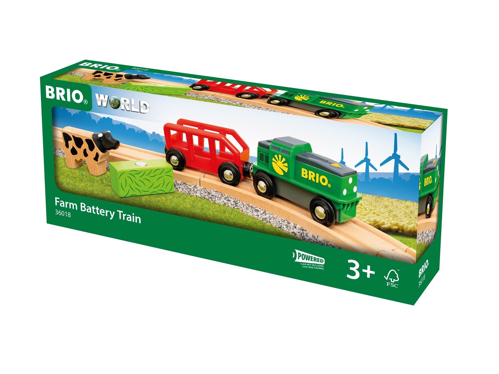 Brio Farm Battery Train