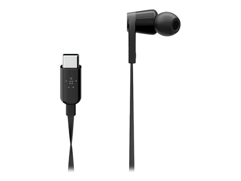 Belkin ROCKSTAR -Kopfhörer mit USB-C Connector, schwarz (G3H0002btBLK)