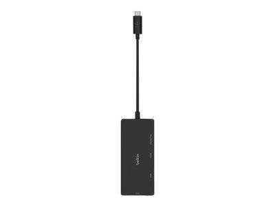 Belkin CONNECT USB-C auf HDMI/VGA/DisplayPort-Adapter, schwarz (AVC003btBK)