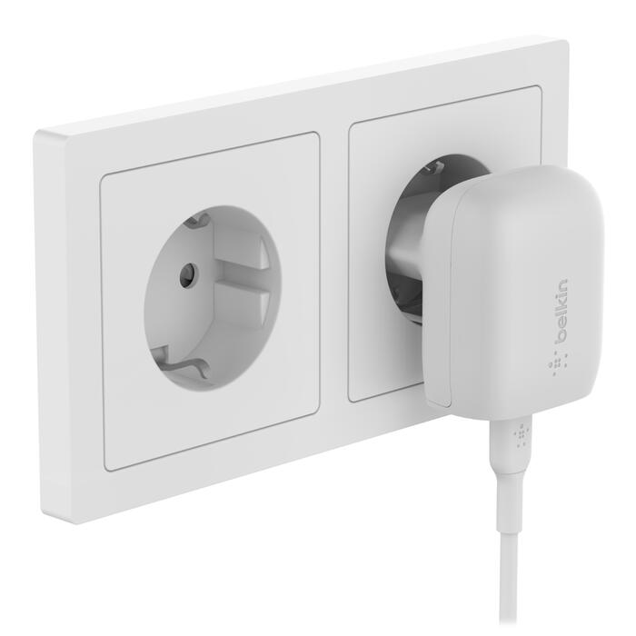Belkin BoostCharge USB-C Ladegerät mit USB-C Kabel mit Lightning Connector