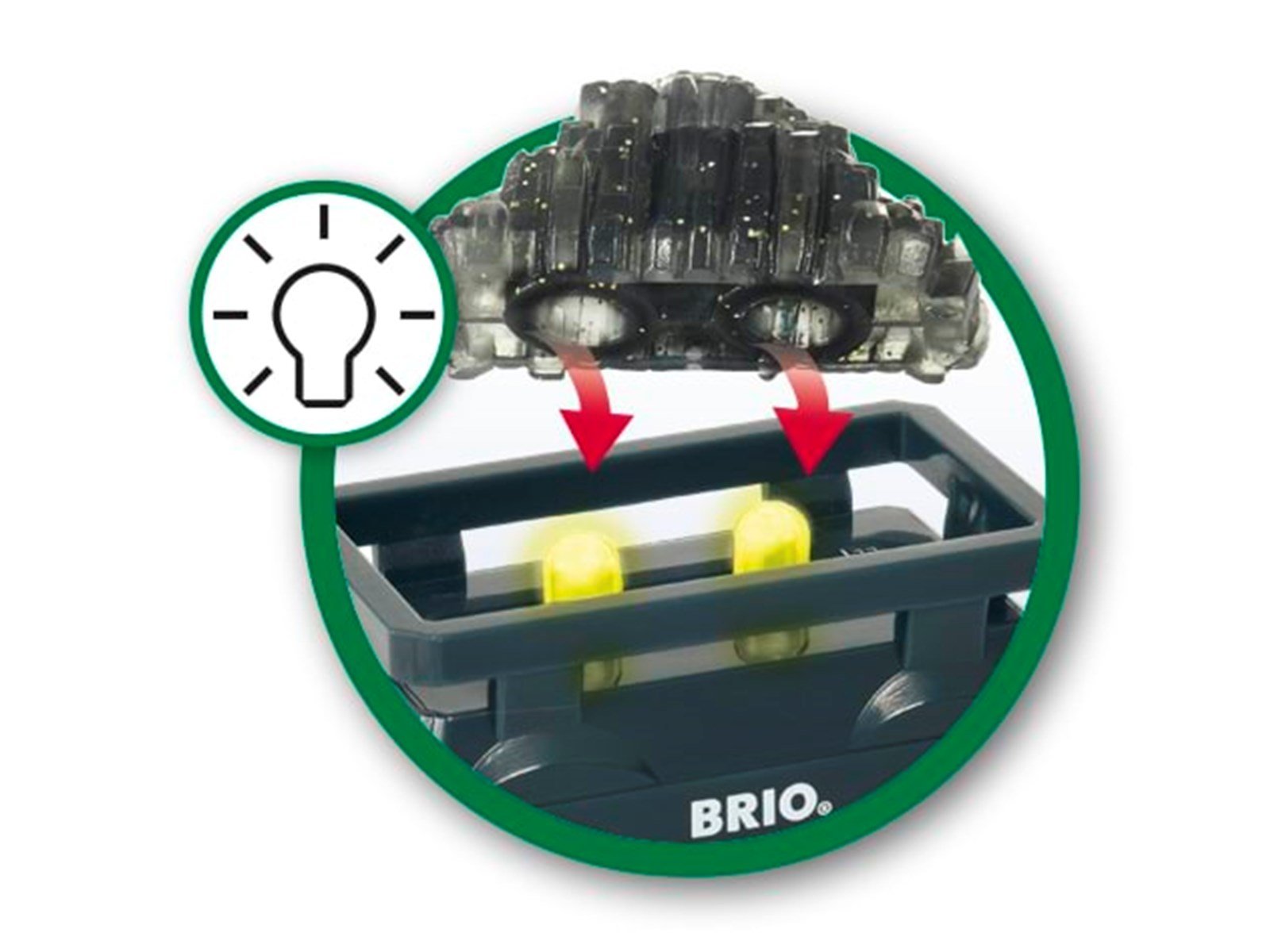 Brio Light Up Gold Wagon