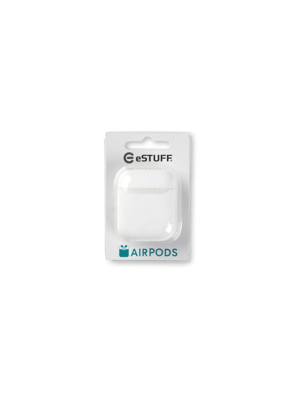 eSTUFF Silicone Cover für AirPods - White