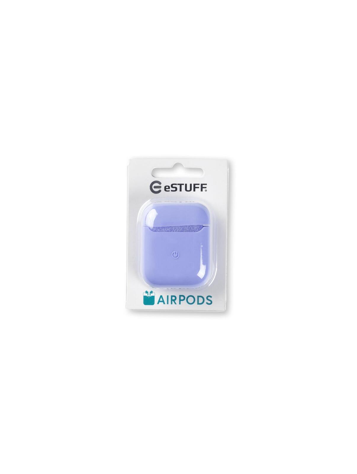 eSTUFF Silicone Cover für AirPods - Pale Purple