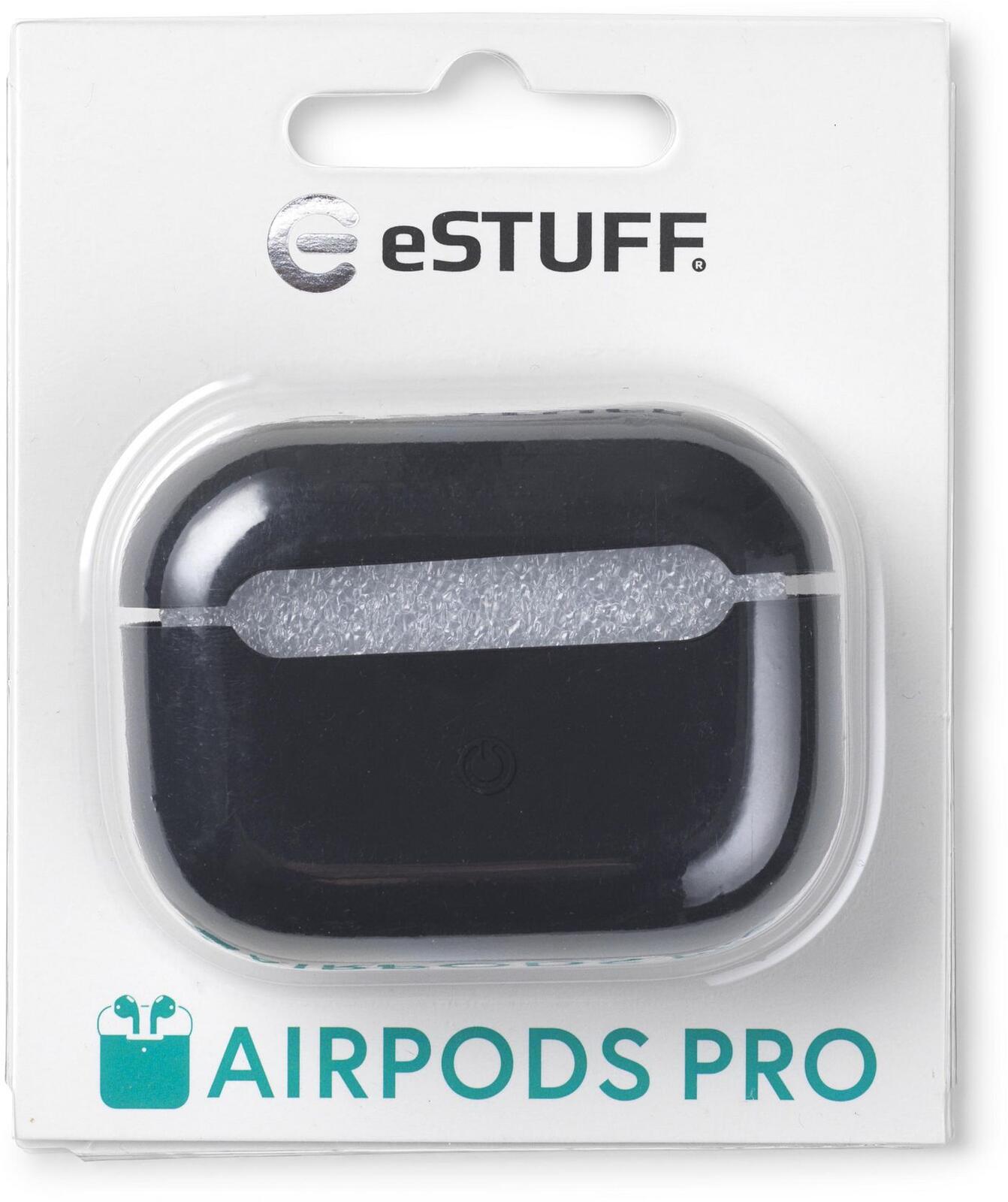 eSTUFF Silicone Cover für AirPods Pro - Black