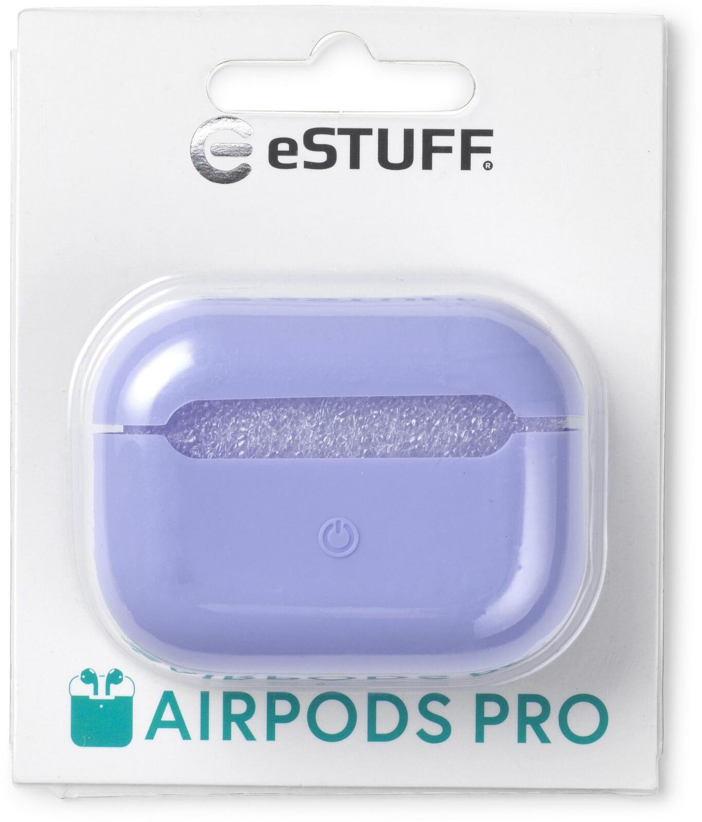 eSTUFF Silicone Cover für AirPods Pro - Pale Purple
