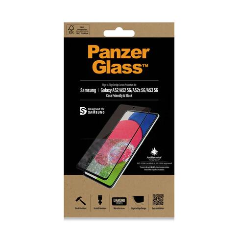 PanzerGlass Displayschutzglas für Samsung Galaxy A52, A52 5G, A52S 5G, A53 5G