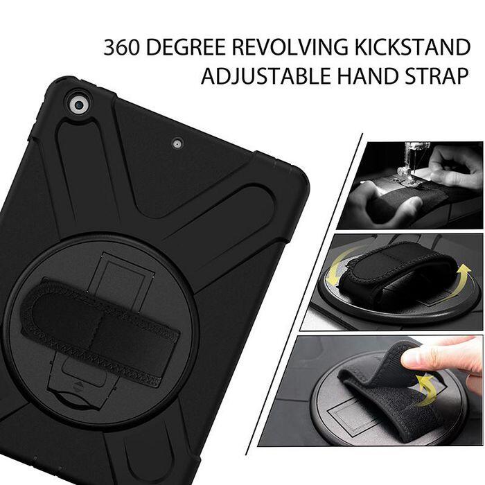 eSTUFF Full-Body Defender Case Chicago für das iPad 10.2' - Schwarz (BULK)