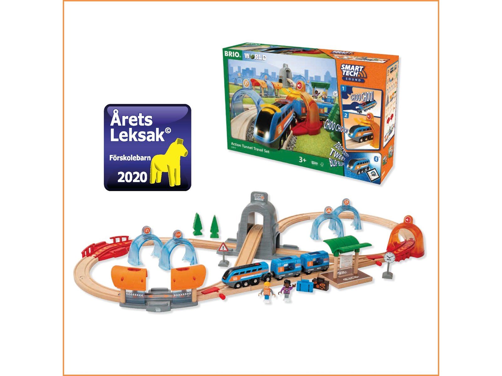 Brio Action Tunnel Travel Set (Smart Tech Sound)