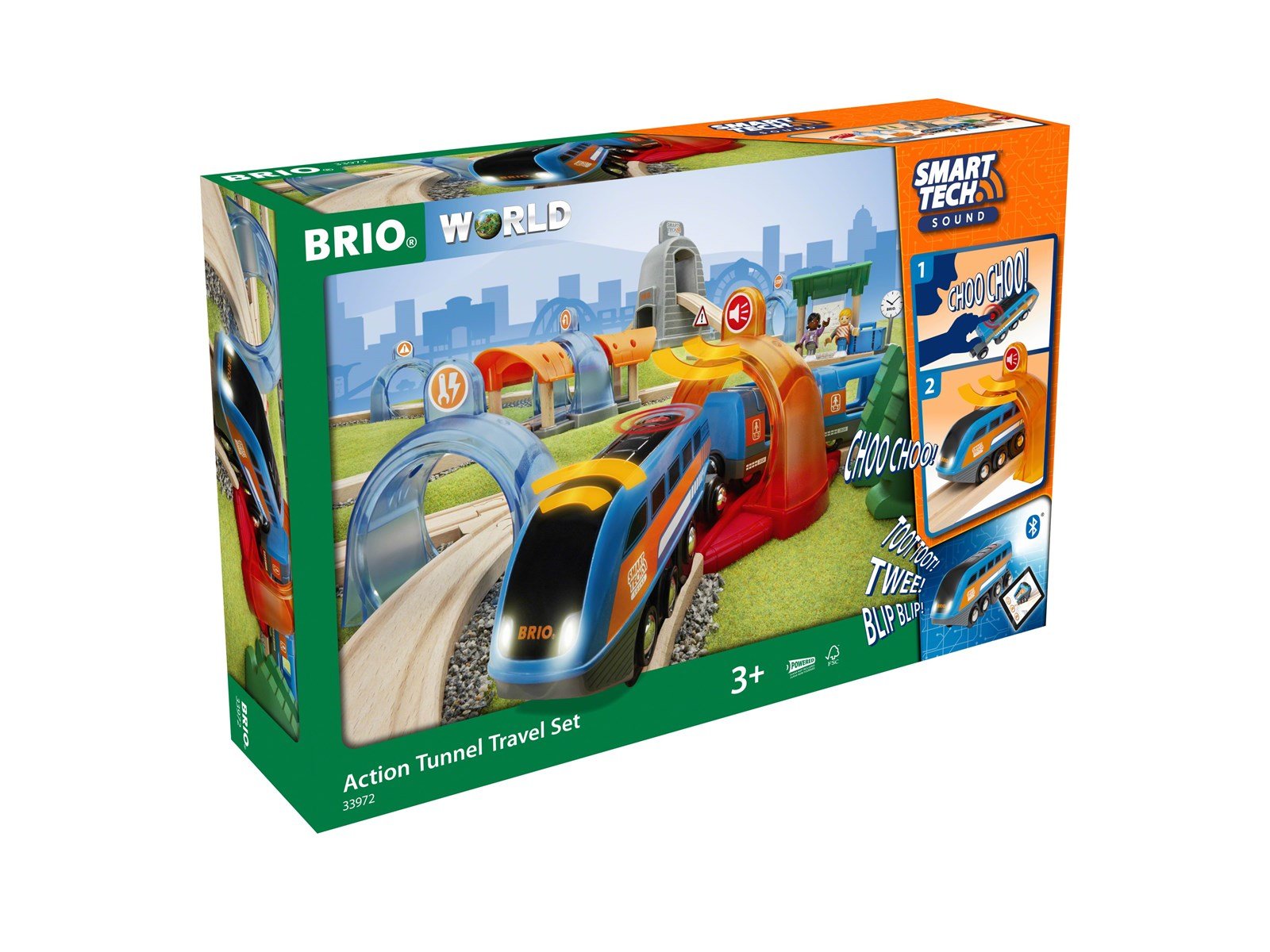 Brio Action Tunnel Travel Set (Smart Tech Sound)