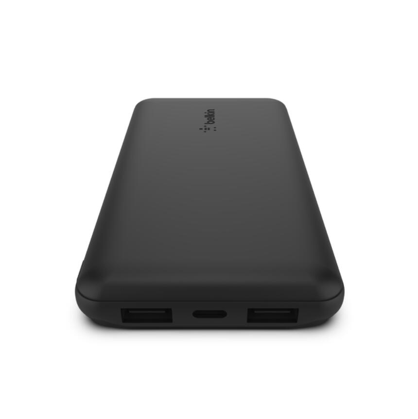 Belkin Boostcharge™ Powerbank, 10.000 mAh, 15W, inkl. USB-A/USB-C Kabel 15cm, schwarz