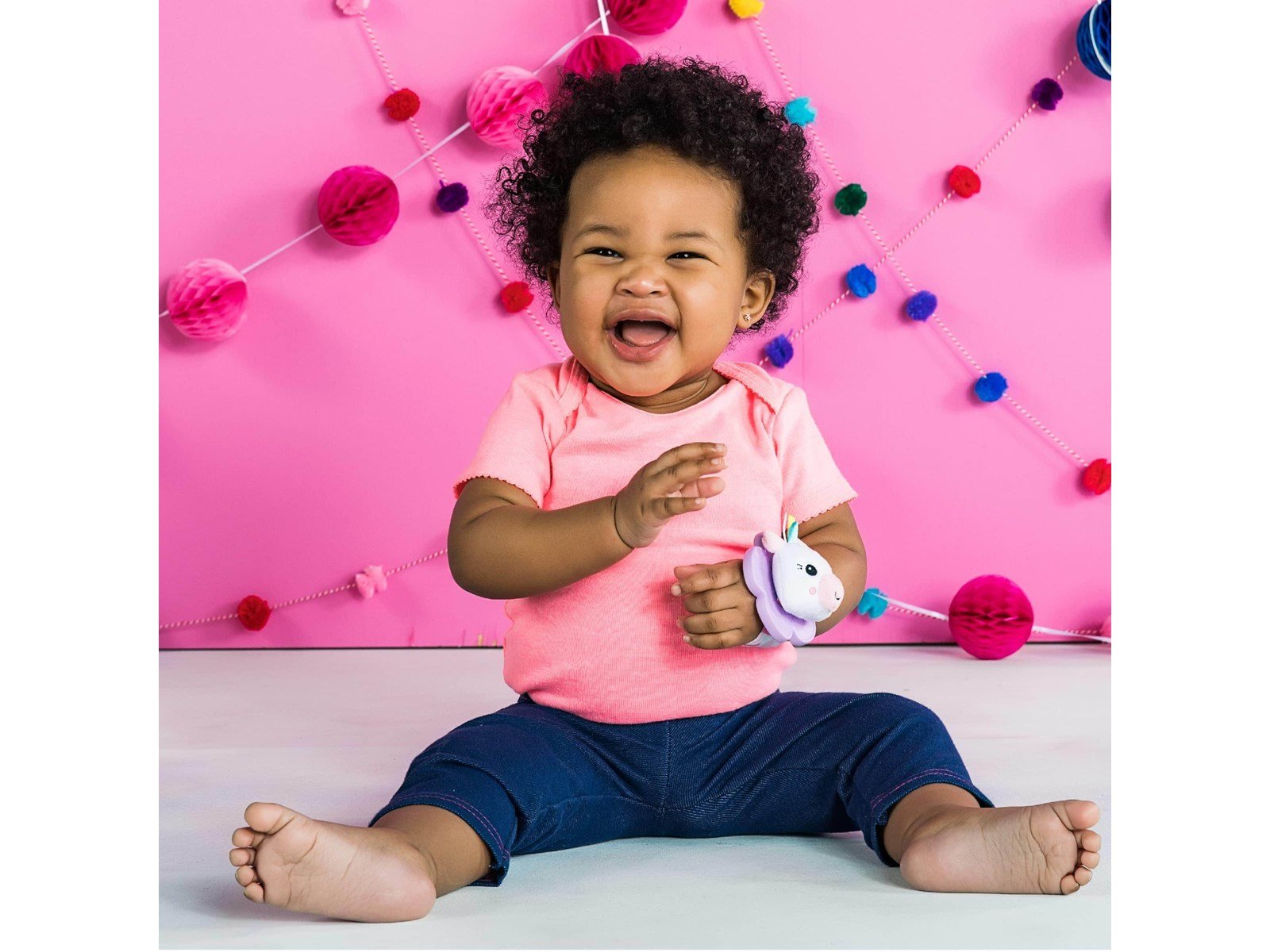 Bright Starts Snuggle & teether w. unicorn