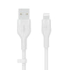 Belkin BoostCharge Flex USB-A Kabel mit Lightning Connector (1m, Weiß) Belkin BoostCharge Flex USB-A Kabel mit Lightning Connector (1m, Weiß)