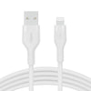 Belkin BoostCharge Flex USB-A Kabel mit Lightning Connector (1m, Weiß) Belkin BoostCharge Flex USB-A Kabel mit Lightning Connector (1m, Weiß)