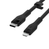 Belkin BoostCharge Flex USB-C Kabel mit Lightning Connector (1m, Schwarz) Belkin BoostCharge Flex USB-C Kabel mit Lightning Connector (1m, Schwarz)