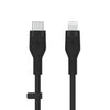 Belkin BoostCharge Flex USB-C Kabel mit Lightning Connector (2m, Schwarz) Belkin BoostCharge Flex USB-C Kabel mit Lightning Connector (2m, Schwarz)