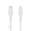 Belkin BoostCharge Flex USB-C Kabel mit Lightning Connector (2m, Weiß) Belkin BoostCharge Flex USB-C Kabel mit Lightning Connector (2m, Weiß)