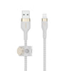 Belkin BoostCharge Pro Flex USB-A Kabel mit Lightning Connector (3m, Weiß) Belkin BoostCharge Pro Flex USB-A Kabel mit Lightning Connector (3m, Weiß)
