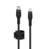 Belkin BoostCharge Pro Flex USB-C Kabel mit Lightning Connector (1m, Schwarz) Belkin BoostCharge Pro Flex USB-C Kabel mit Lightning Connector (1m, Schwarz)