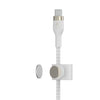 Belkin BoostCharge Pro Flex USB-C Kabel mit Lightning Connector (2m, Weiß) Belkin BoostCharge Pro Flex USB-C Kabel mit Lightning Connector (2m, Weiß)