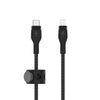 Belkin BoostCharge Pro Flex 3 m USB-C Kabel mit Lightning Connector, schwarz Belkin BoostCharge Pro Flex 3 m USB-C Kabel mit Lightning Connector, schwarz
