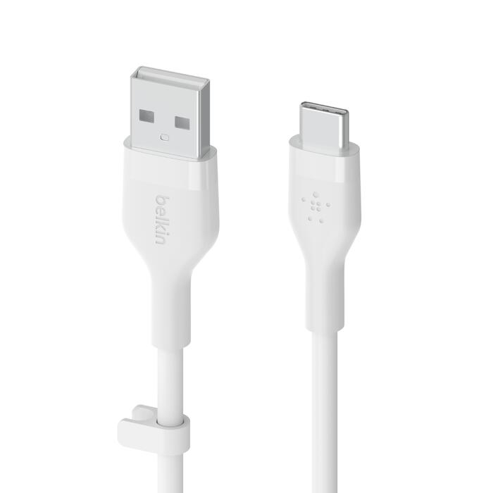 Belkin BoostCharge Flex USB-A auf USB-C Kabel (2m, Weiß)