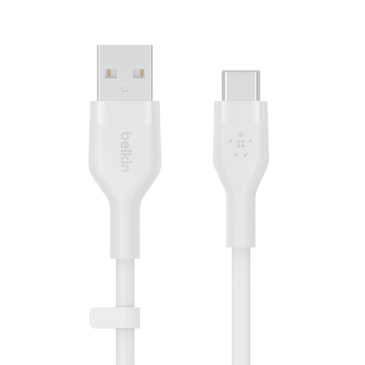 Belkin BoostCharge Flex USB-A auf USB-C Kabel (2m, Weiß)