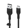 Belkin BoostCharge Flex USB-A auf USB-C Kabel (3m, Schwarz) Belkin BoostCharge Flex USB-A auf USB-C Kabel (3m, Schwarz)