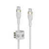 Belkin BoostCharge Pro Flex 2 m USB-C mit Lightning Connector, weiß Belkin BoostCharge Pro Flex 2 m USB-C mit Lightning Connector, weiß