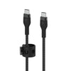 Belkin BoostCharge Pro Flex 3 m USB-C auf USB-C Kabel, schwarz Belkin BoostCharge Pro Flex 3 m USB-C auf USB-C Kabel, schwarz