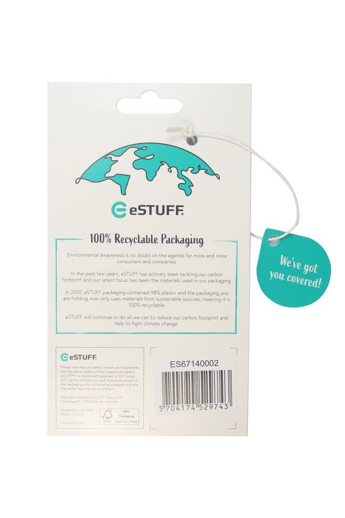 eSTUFF Berlin Magnetic Hybrid Case für das iPhone 13 - Clear