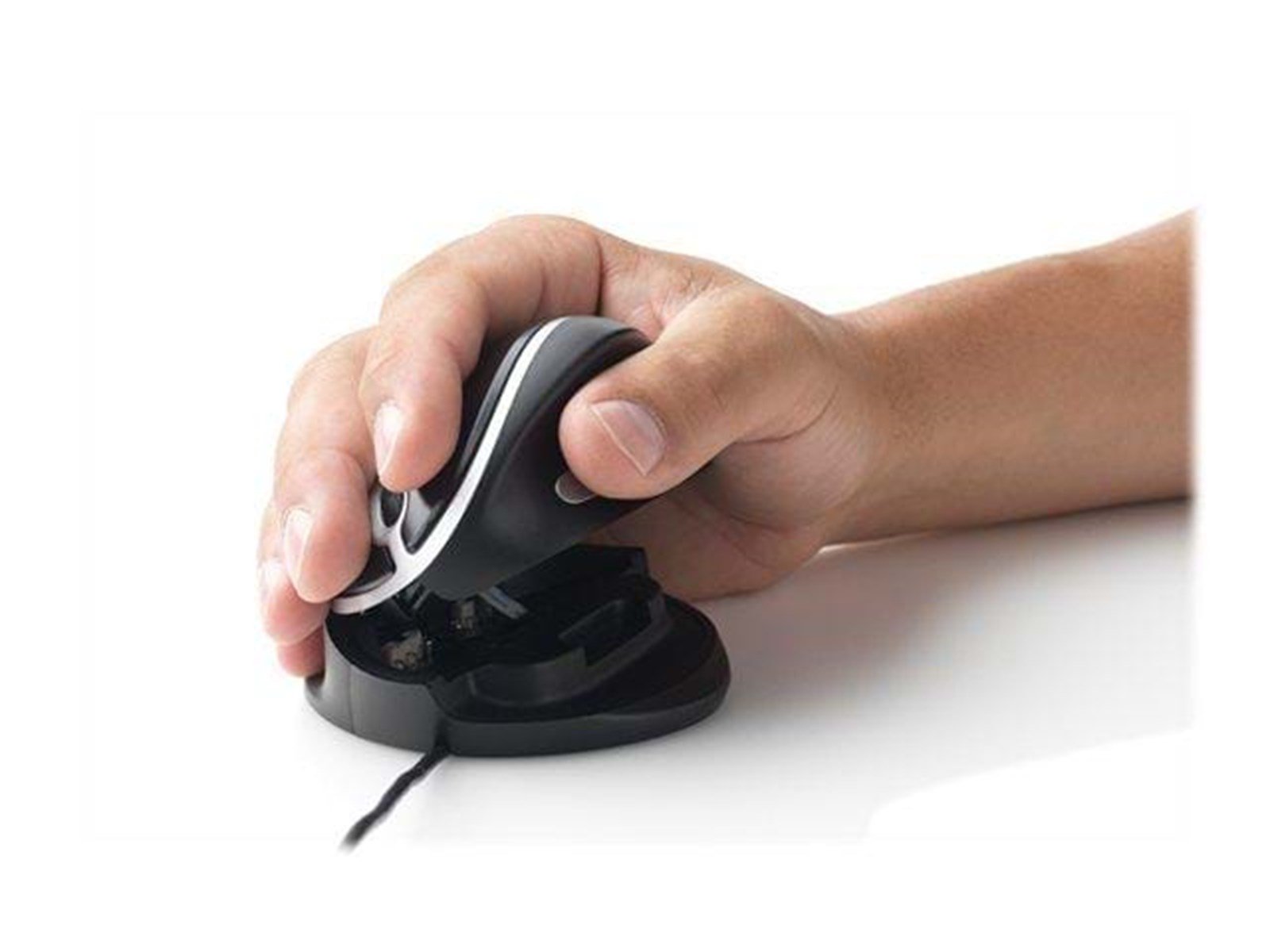 Bakker Elkhuizen Oyster - Ergonomische Maus (Silber)