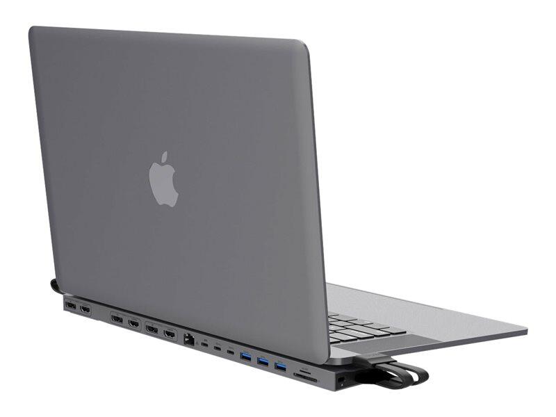HyperDrive Dockingstation - USB-C, USB-A, HDMI, DisplayPort, RJ45, microSDXC, SDXC