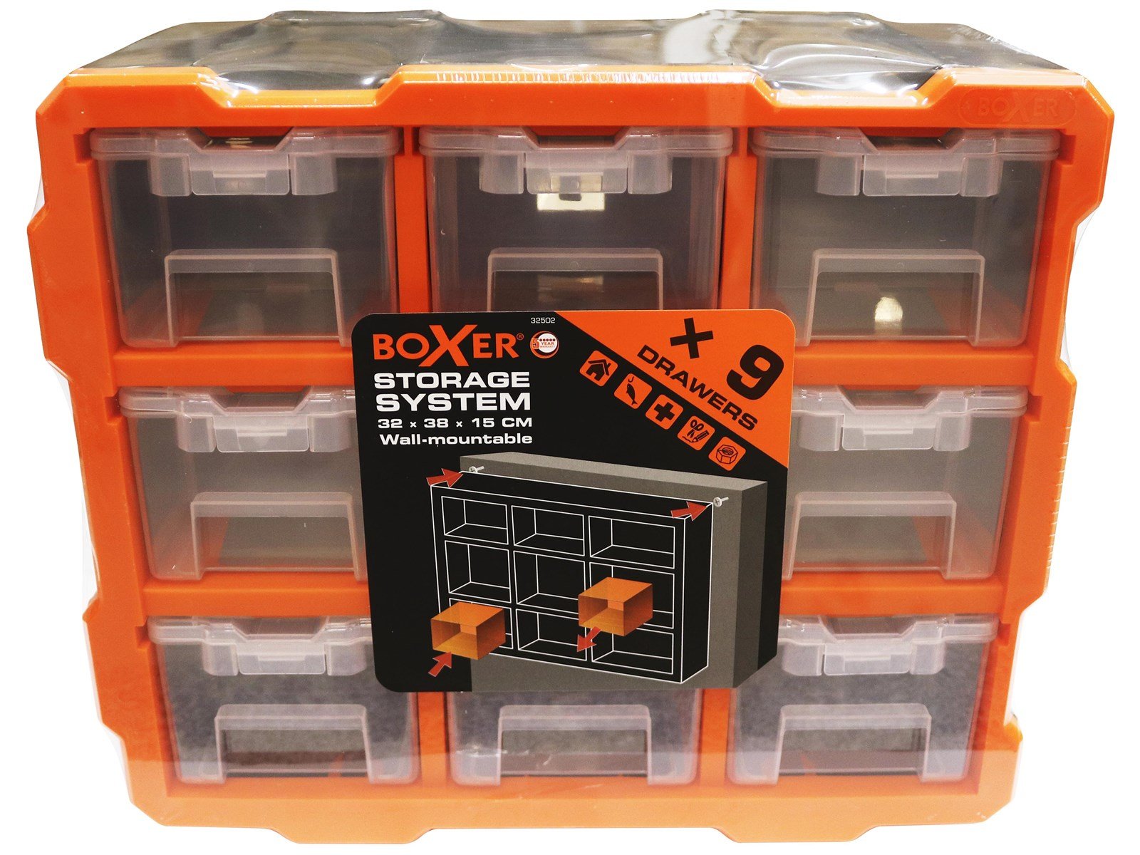 Boxer Assortment box with 9 drawers