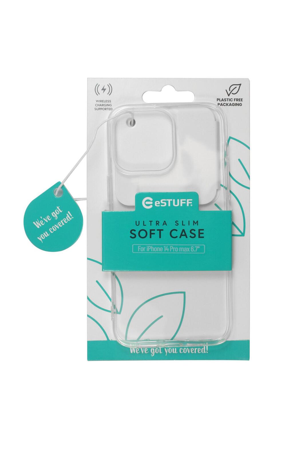 eSTUFF London Soft Case für das iPhone 14 Pro Max - Clear
