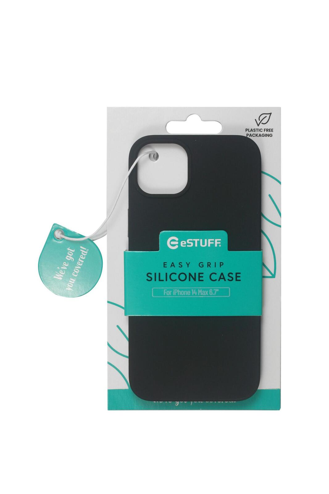 eSTUFF Madrid Silk-touch Silikon Case für das iPhone 14 Plus - Black