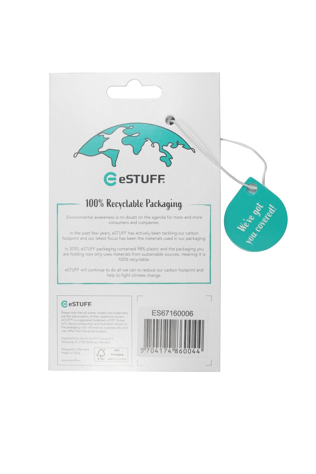 eSTUFF Copenhagen Schutzhülle für das iPhone 14 Pro - Black