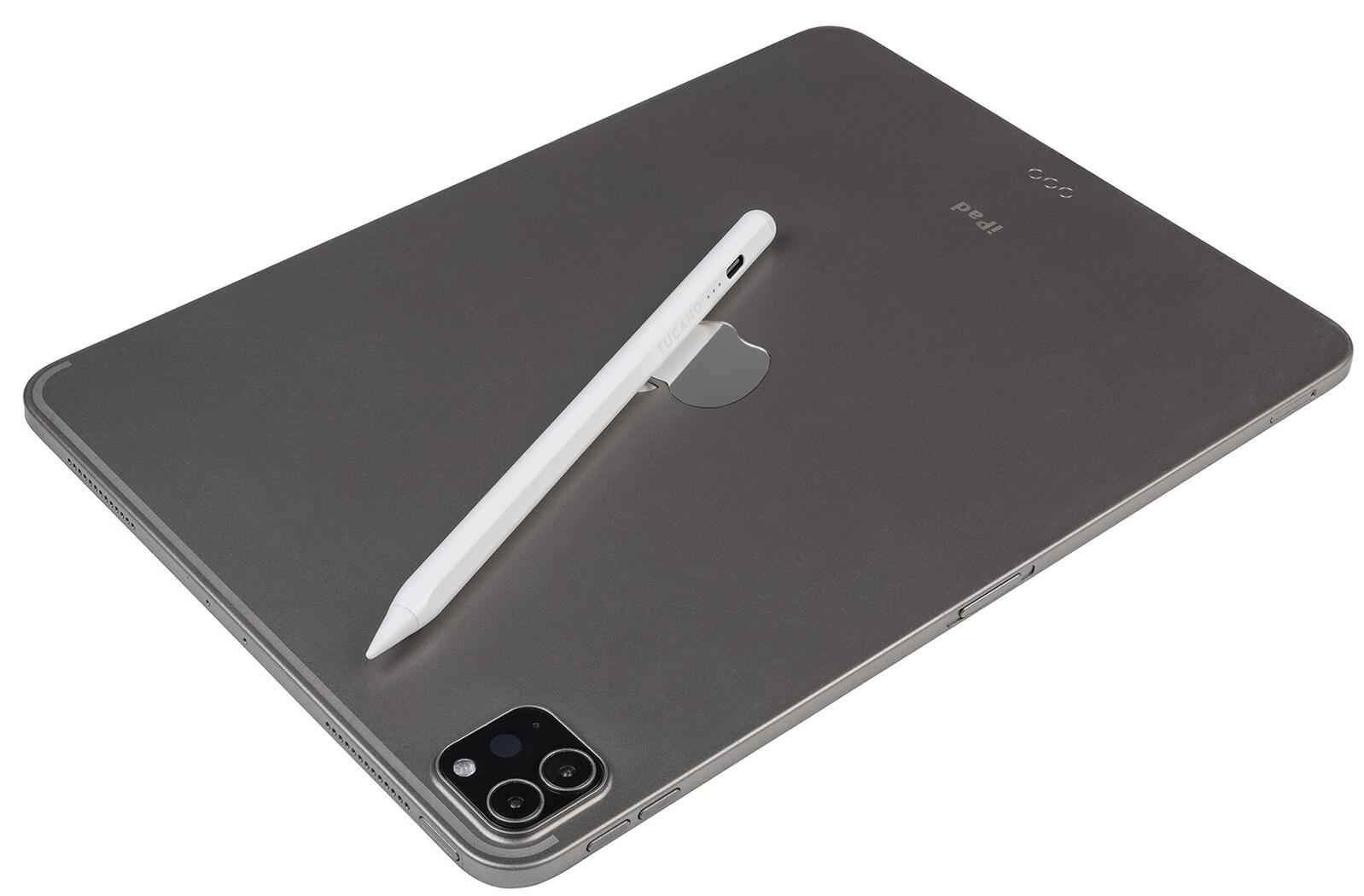 Tucano Active Stylus Pen mit USB-C für das Apple iPad - Weiß