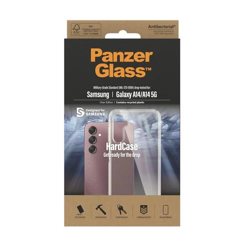 PanzerGlass HardCase Schutzhülle für Samsung Galaxy A14/ A14 5G (Transparent)