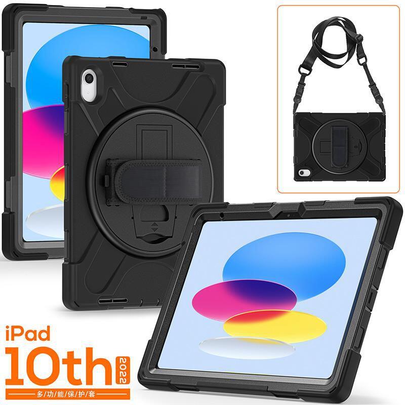 eSTUFF Austin Defender Case für das iPad der 10. Gen 2022 & 11. Gen 2025 (10.9') - Black (Bulk)