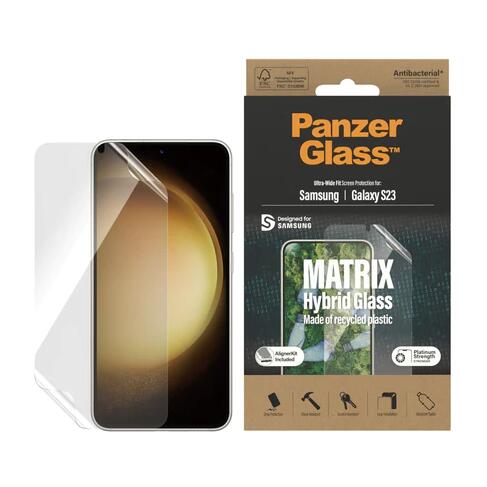 PanzerGlass MATRIX Ultra Wide Fit Displayschutzfolie für Samsung Galaxy S23
