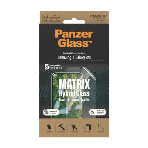 PanzerGlass MATRIX Ultra Wide Fit Displayschutzfolie für Samsung Galaxy S23