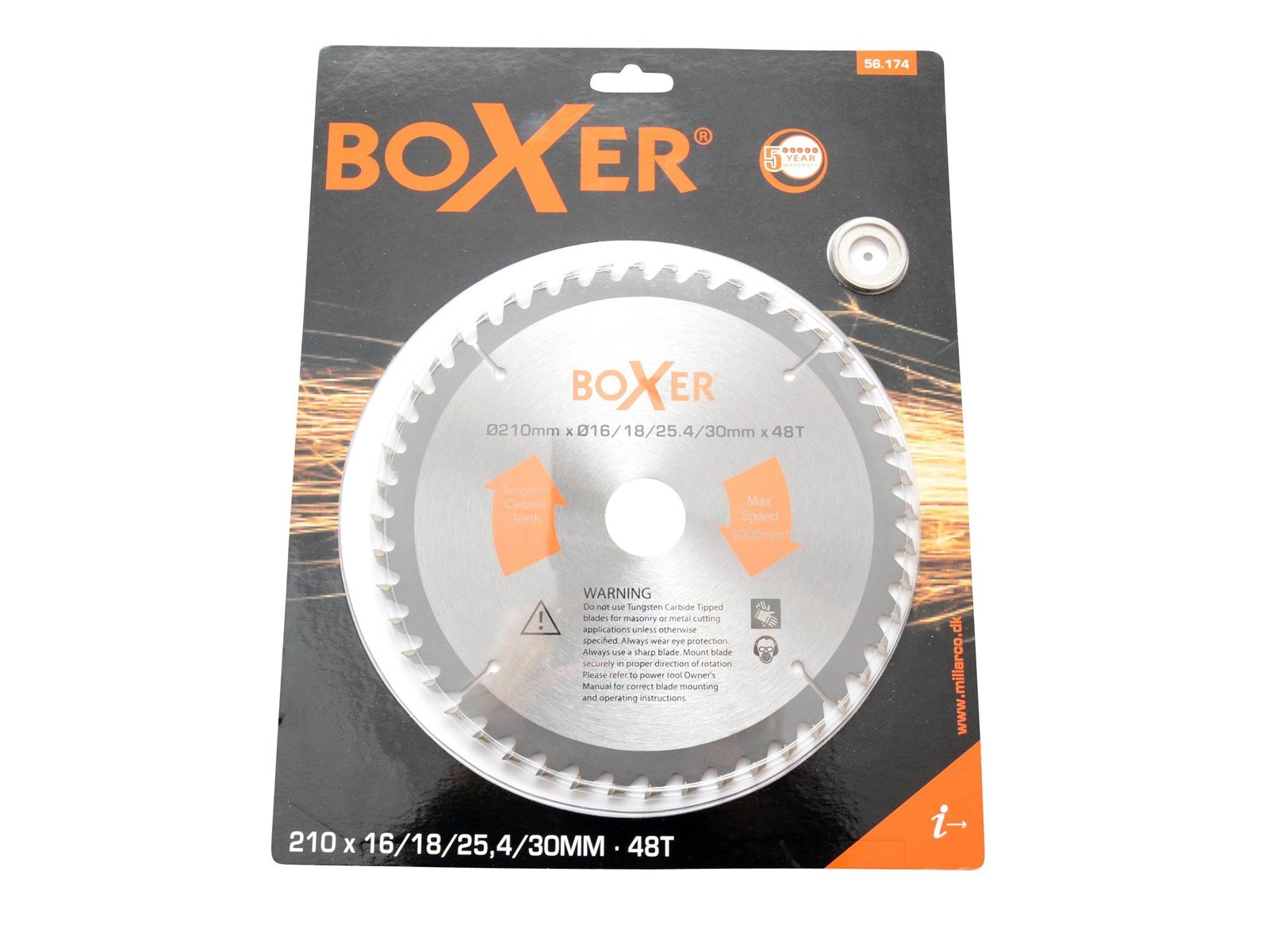 Boxer Saw blade 210mm fine 60T
