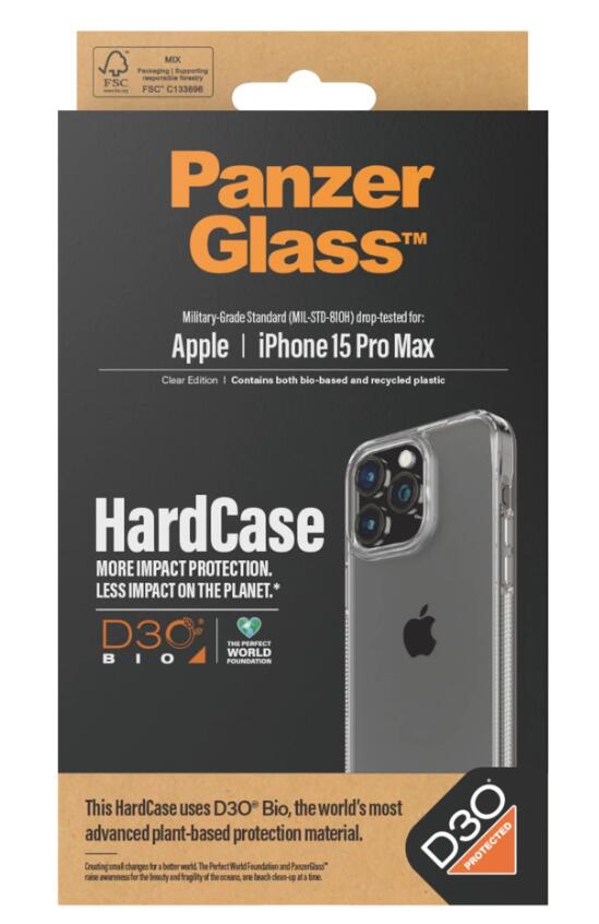 B-WARE PanzerGlass™ HardCase mit D3O für das iPhone 15 Pro Max