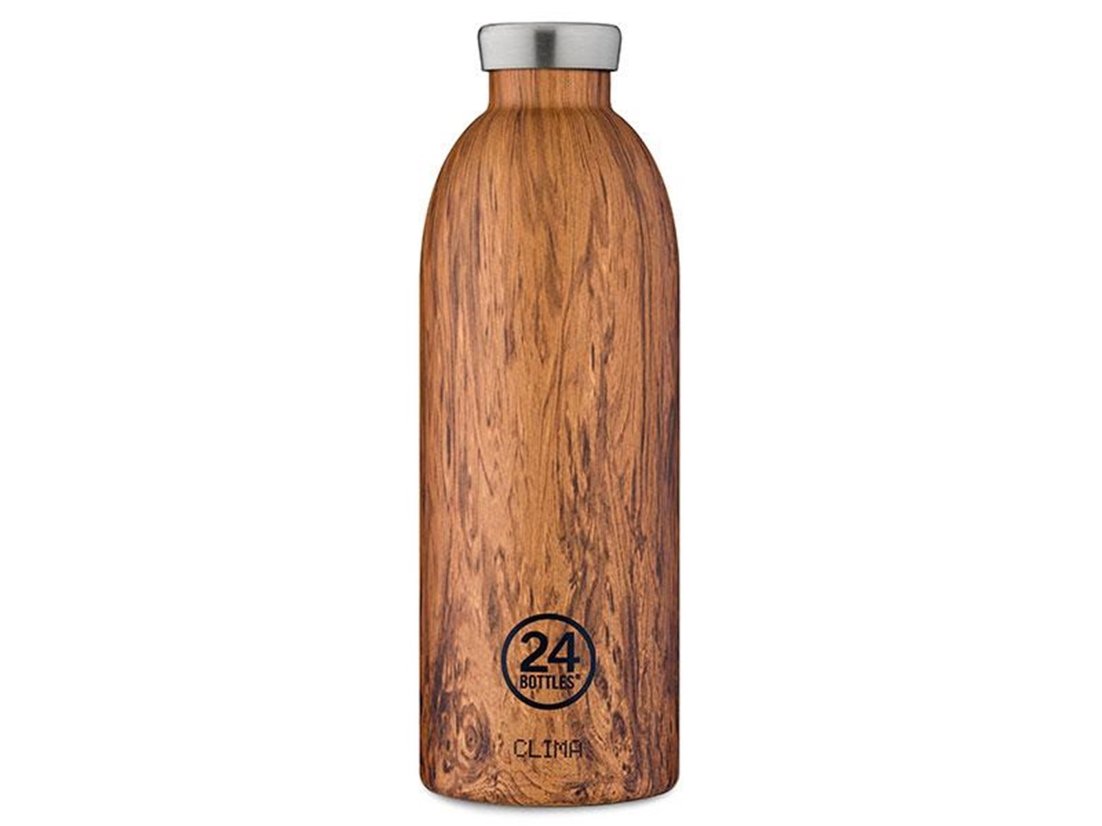 24Bottles Clima Bottle 0.85 L - Sequoia Wood Print