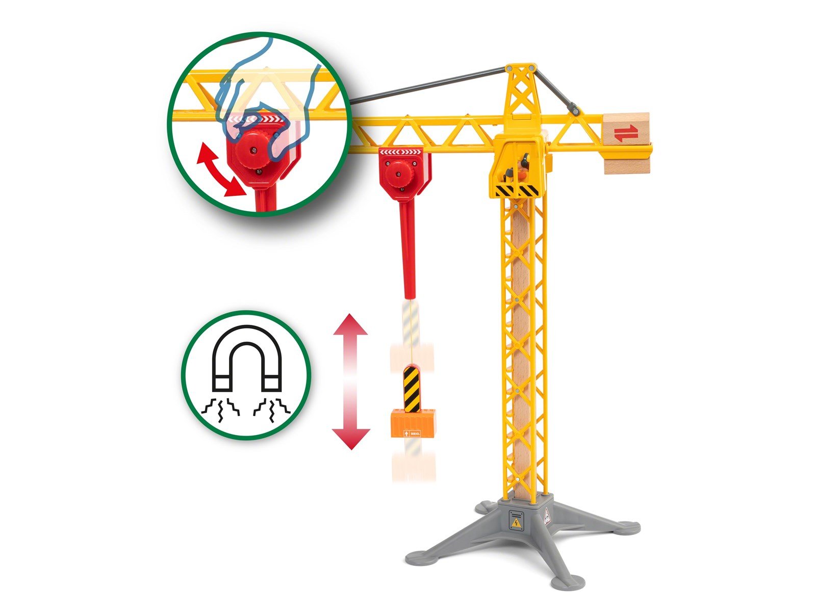 Brio Light up Construction Crane